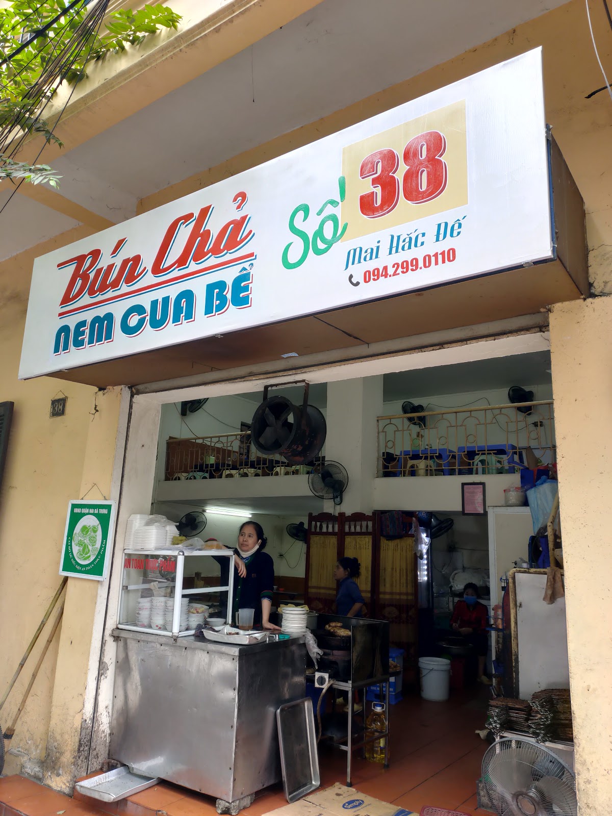 Review địa điểm Quán Bún Chả Số 38 trên Google Maps