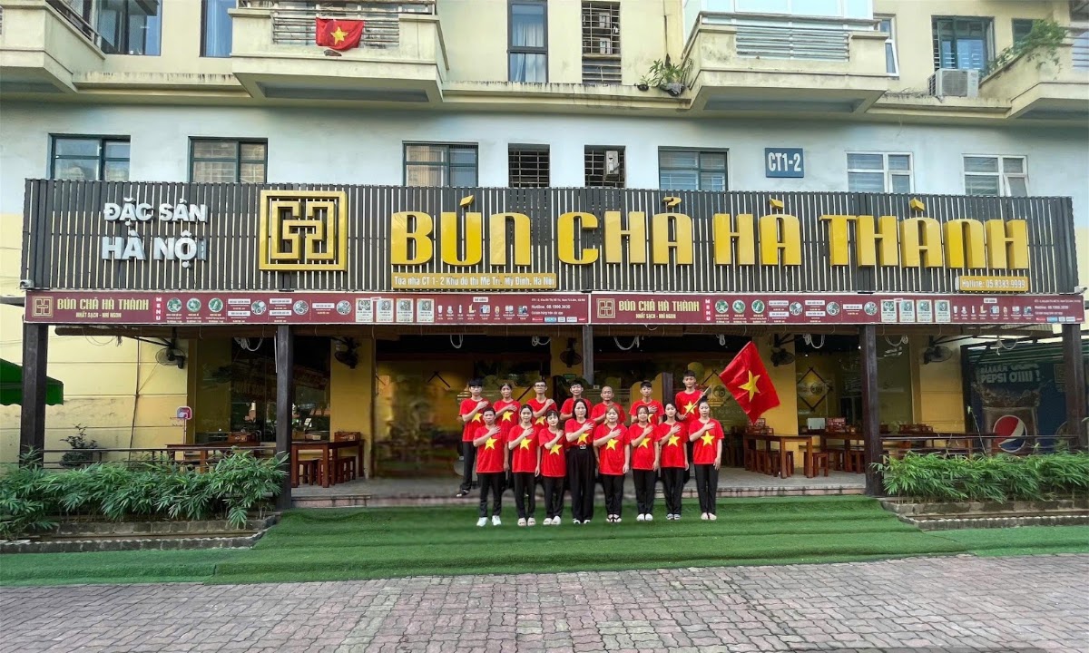 Review địa điểm Bún Chả Hà Thành trên Google Maps