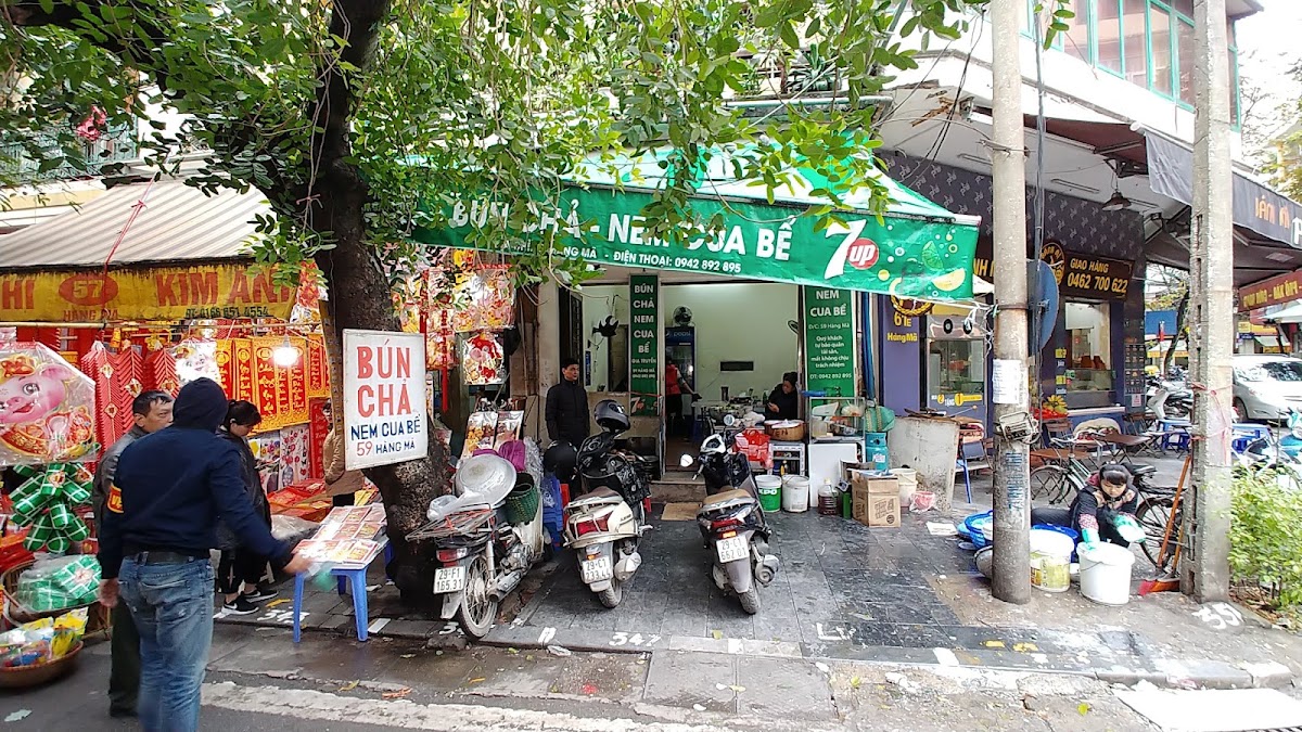 Review địa điểm Quán bún chả, nem cua bể trên Google Maps