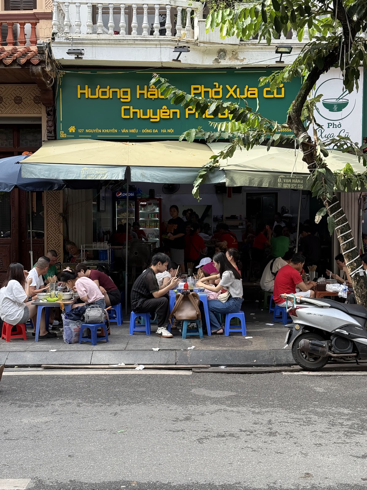 Review địa điểm Phở bò Hương Hậu trên Google Maps