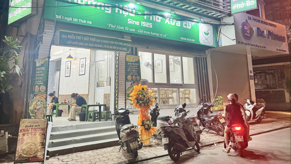 Review địa điểm Hương Hậu - Phở Xưa Cũ - số 1 Ngõ 131 Thái Hà trên Google Maps
