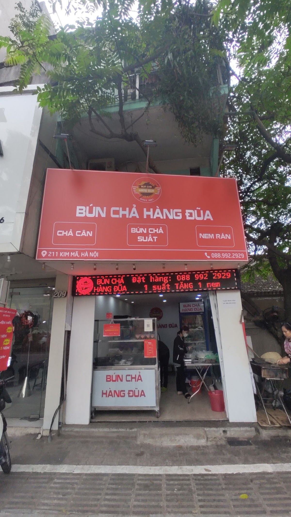 Review địa điểm Bún Chả Hàng Đũa trên Google Maps