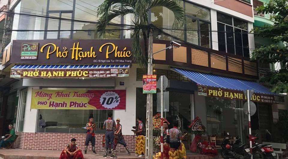 Review địa điểm Phở Hạnh Phúc trên Google Maps