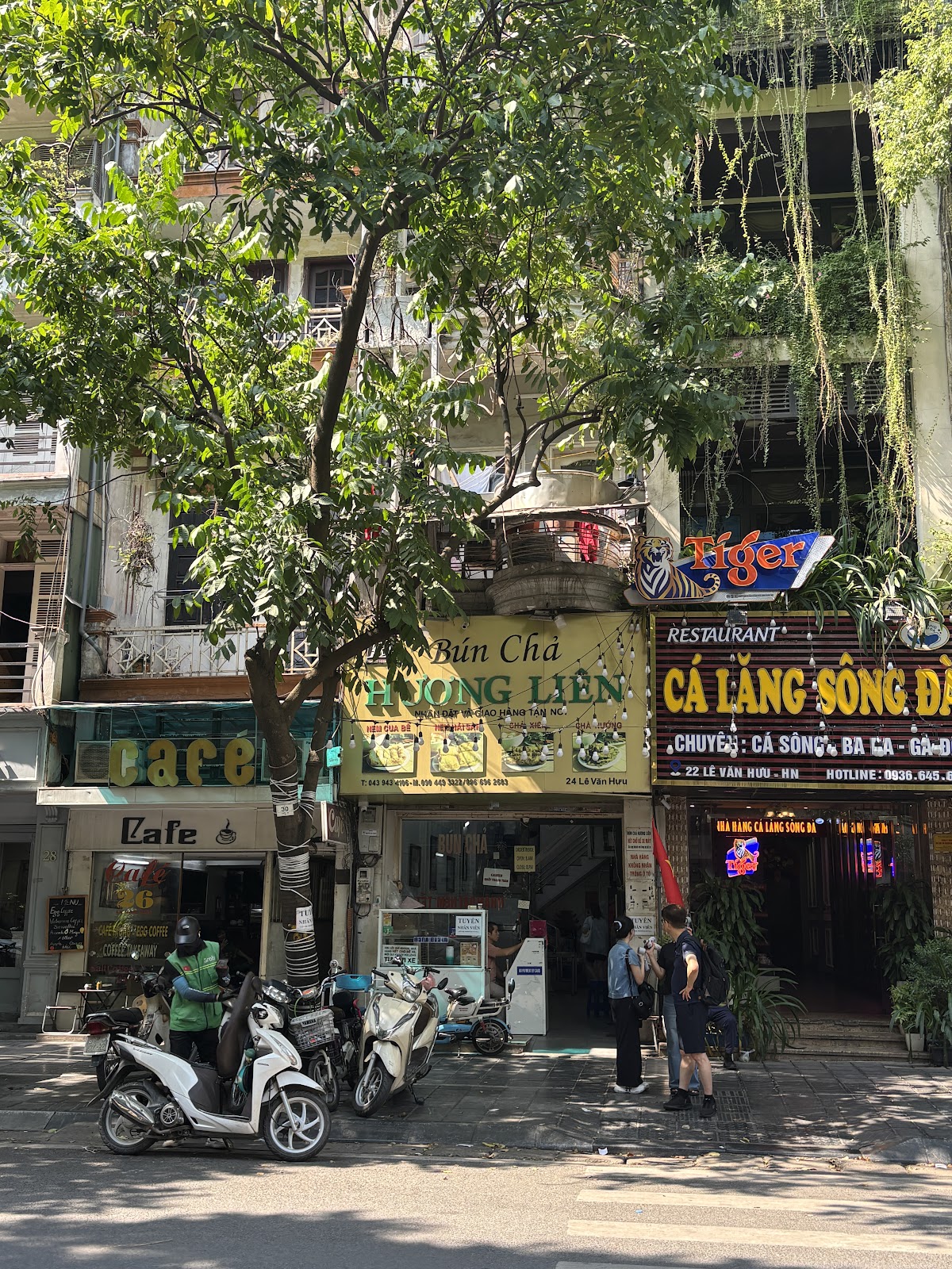 Review địa điểm Bún chả Hương Liên trên Google Maps