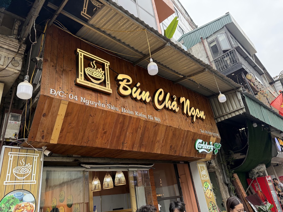 Review địa điểm Bún chả ngon trên Google Maps