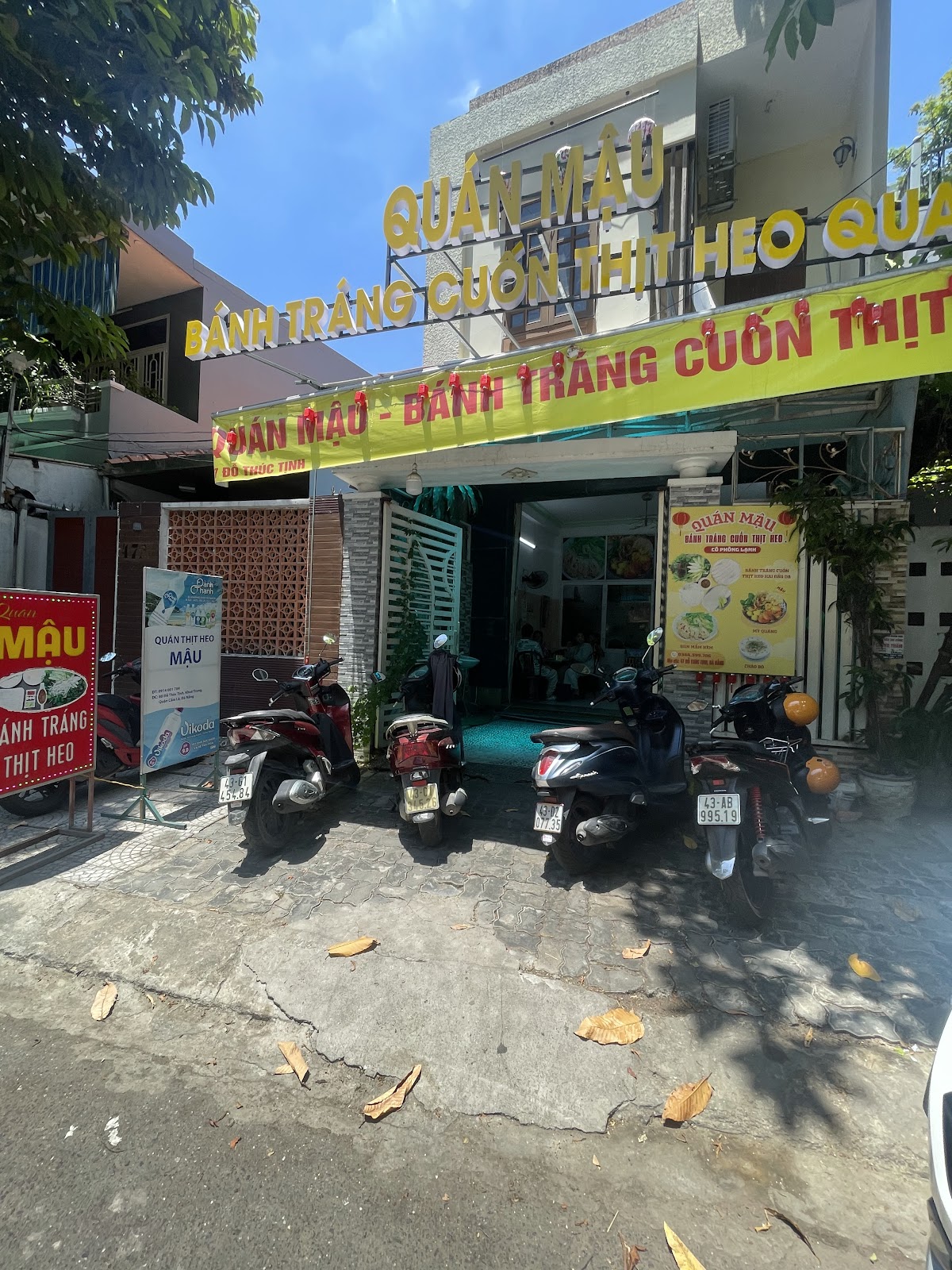Review địa điểm Quán Mậu - Bánh Tráng Cuốn Thịt Heo trên Google Maps