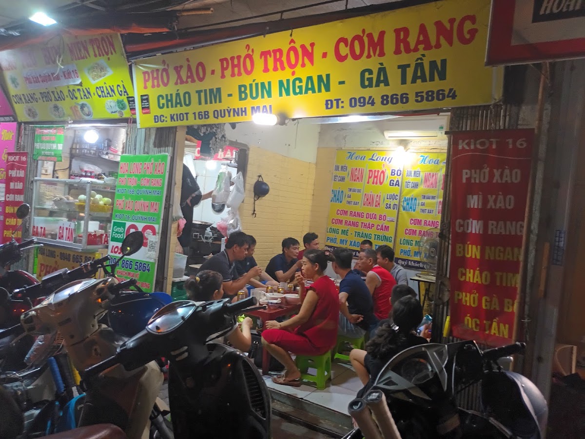 Review địa điểm Quán PHỞ XÀO QUỲNH MAI (HOA LONG ) trên Google Maps