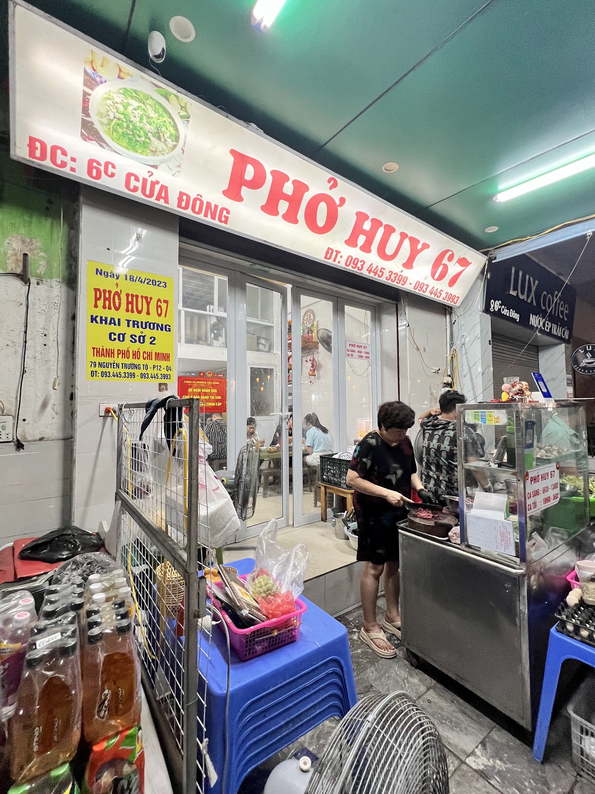 Review Phở Huy 67 on Google Maps
