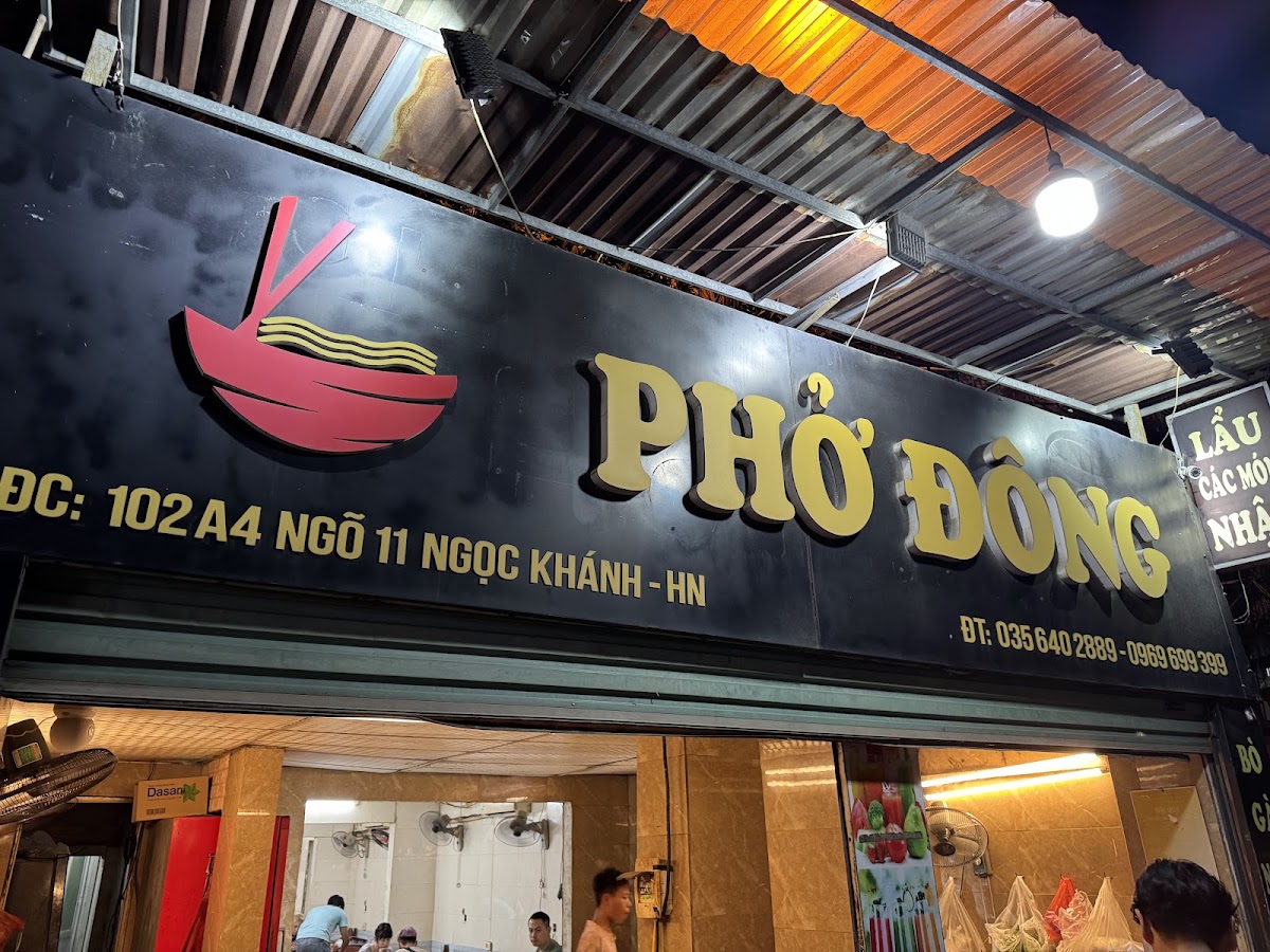 Review địa điểm Phở Đông trên Google Maps